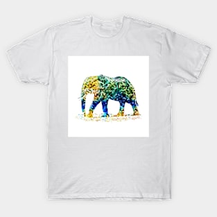 Design 36 Mosaic Elephant T-Shirt